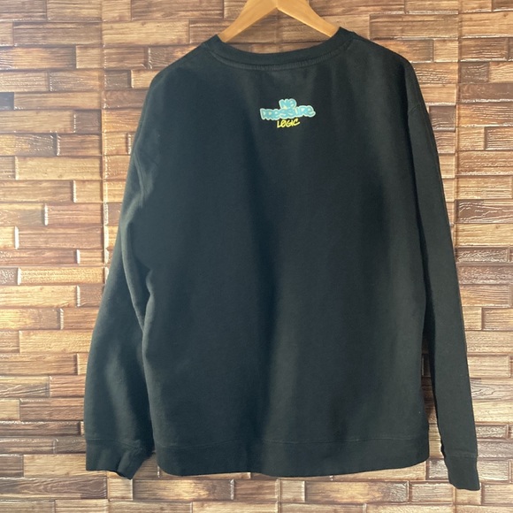 Logic No Pressure Black crewneck sweatshirt By Independent Trading Co Size XL - Picture 3 of 13